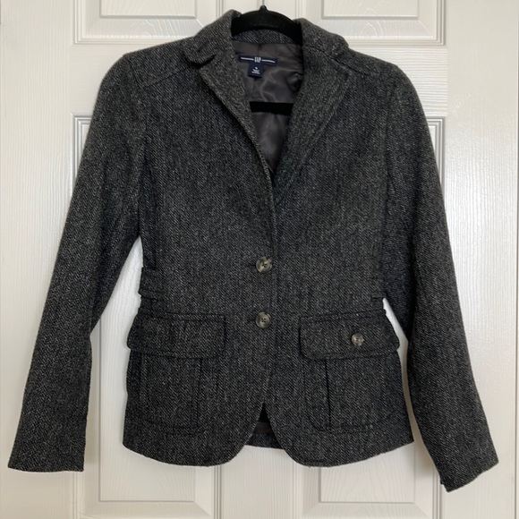 Gap Y2K Houndstooth blazer, size0. - Picture 1 of 6